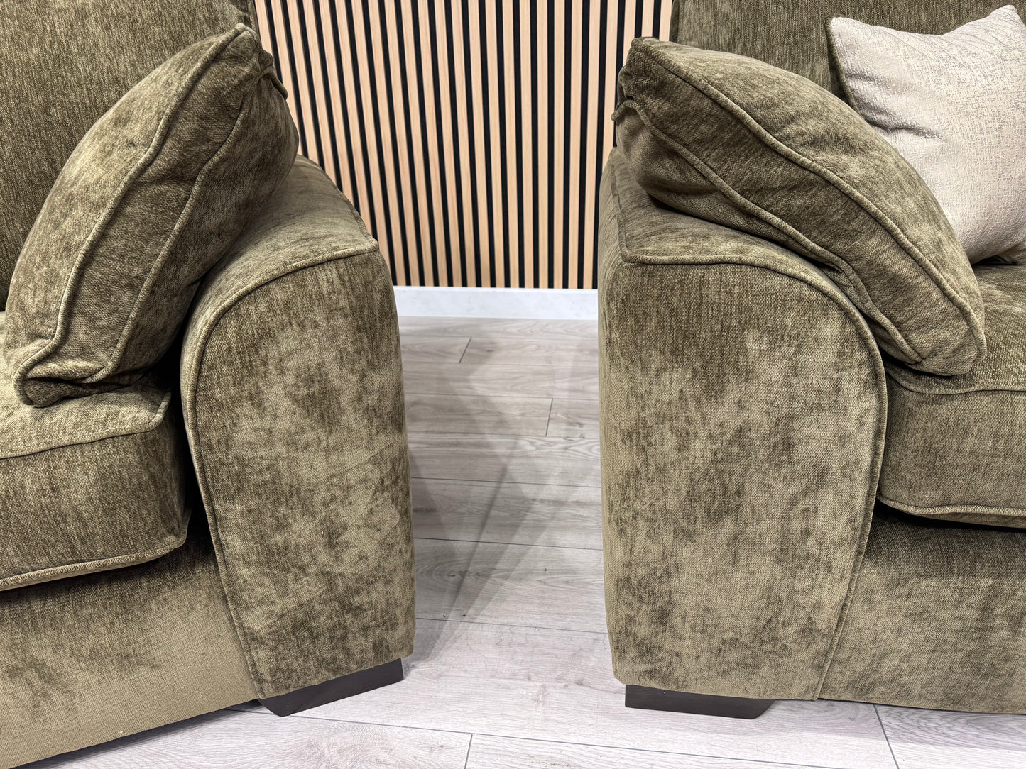 NEXT Stamford Style Fabric 4 Seater Sofa + Love Chair Set - RRP £2550