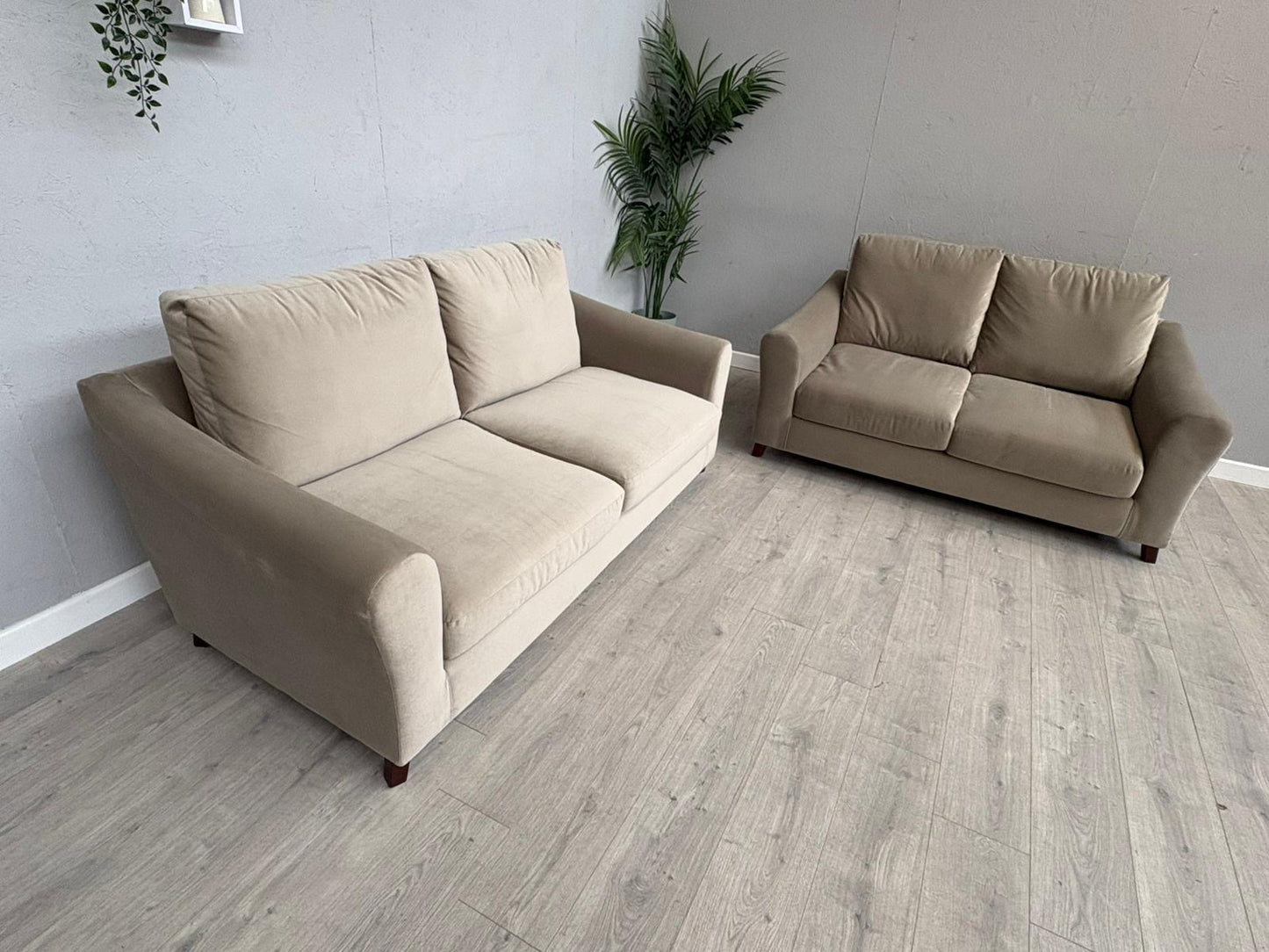 Laura Ashley BASLOW Style Fabric 3 Seater + 2 Seater Sofa Set - RRP £2,800