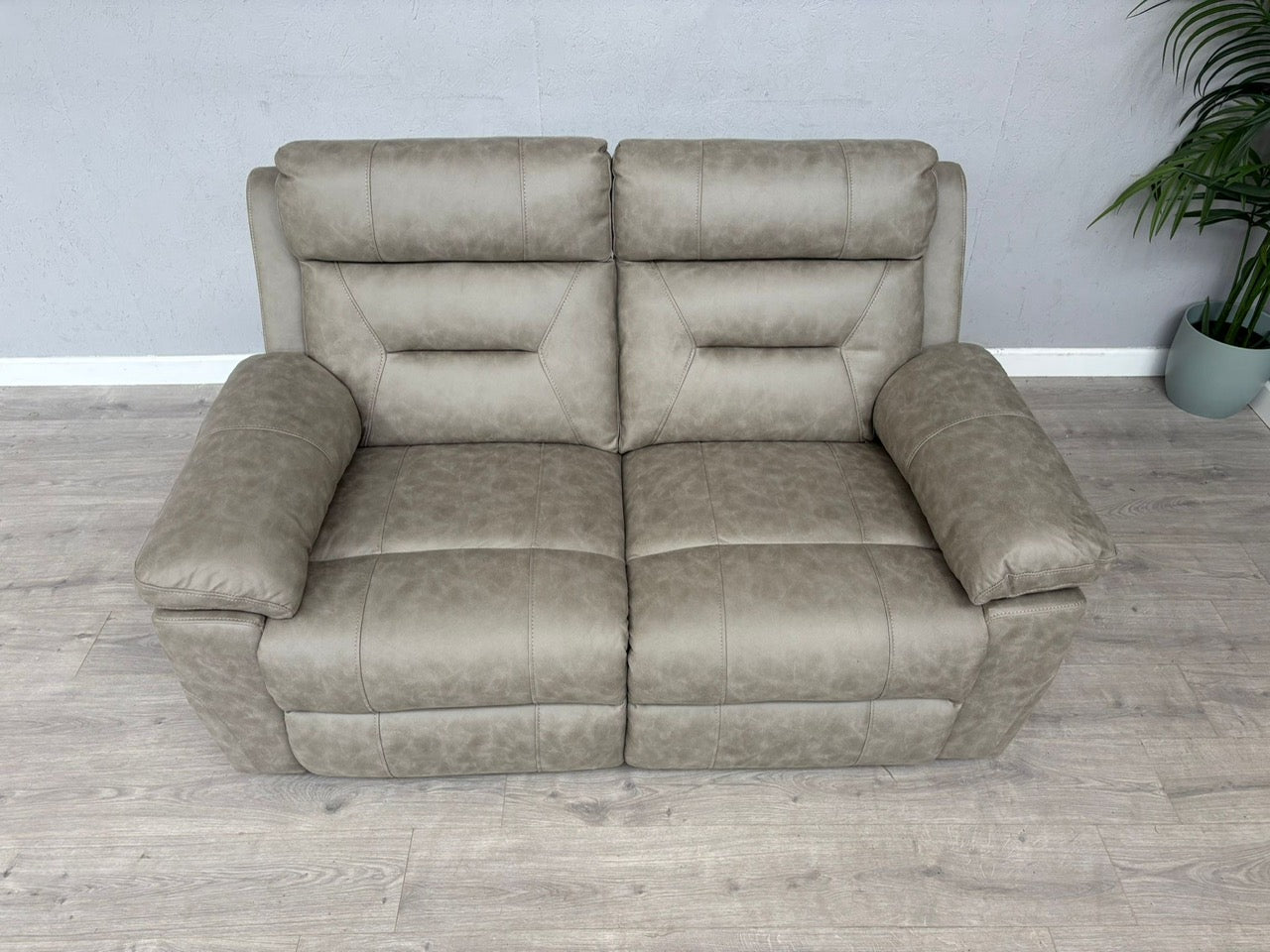 DFS - BRAYLAN Fabric 2 Seater Manual Recliner Sofa - RRP £879