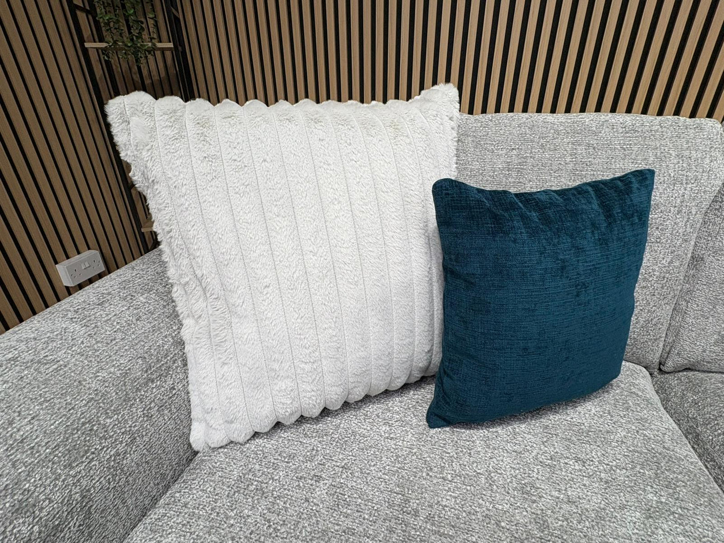 Sofology Marble Arch Style 2 Corner 1 Fabric Corner Sofa, Grey - RRP £3029