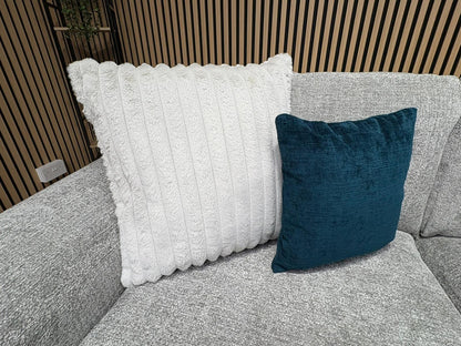 Sofology Marble Arch Style 2 Corner 1 Fabric Corner Sofa, Grey - RRP £3029