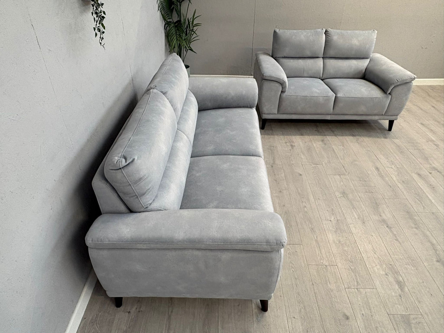 Furniture Village - Morgan 3 Seater + 2 Seater Fabric Sofa Set RRP £2890