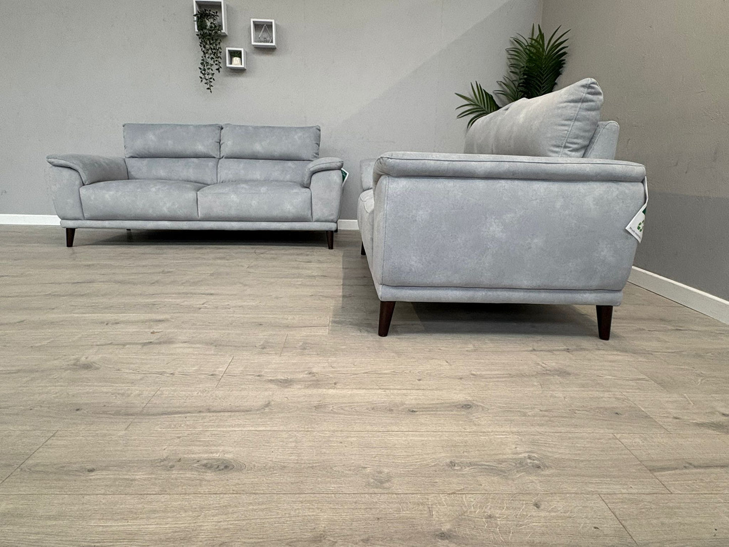 Furniture Village - Morgan 3 Seater + 2 Seater Fabric Sofa Set RRP £2890