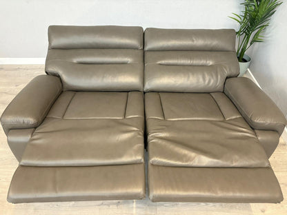 Furniture Village CINEMAX Leather 3 Seater Power Reclining Sofa - RRP £2,395
