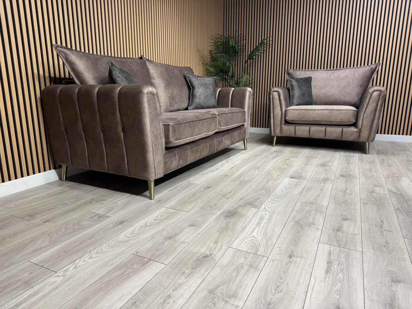 DFS - Cherished Style 3 Seater + Love Chair Sofa Set, Formal Back - RRP £2,399