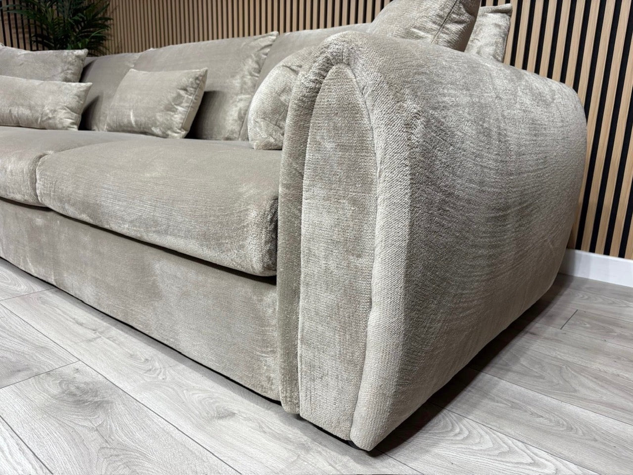 Sofology MARBLE ARCH Style Fabric LHF Corner Sofa, Mocha - RRP £3,599