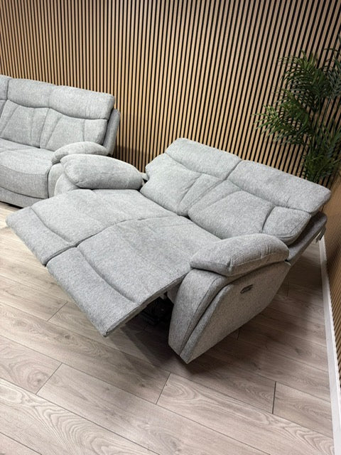 Havana Fabric 3 Seater + 2 Seater Power Recliner Sofa Set - RRP £3698