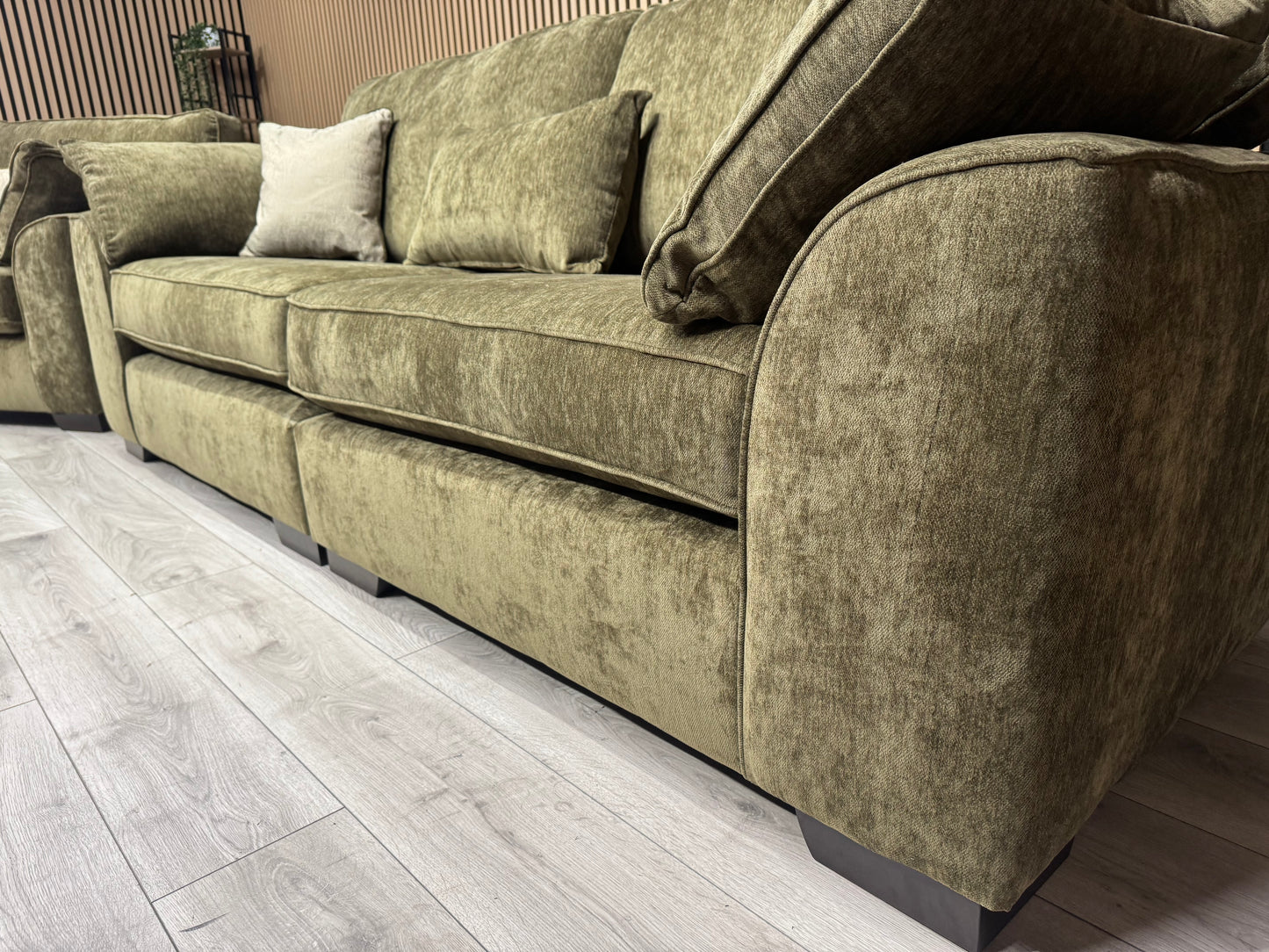 NEXT Stamford Style Fabric 4 Seater Sofa + Love Chair Set - RRP £2550