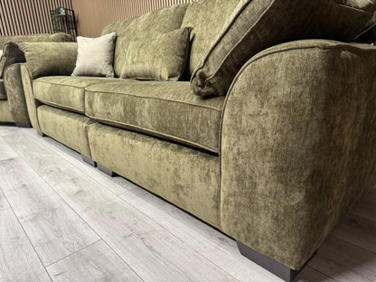 NEXT Stamford Style Fabric 4 Seater Sofa + Love Chair Set - RRP £2550