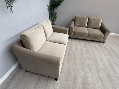 Laura Ashley BASLOW Style Fabric 3 Seater + 2 Seater Sofa Set - RRP £2,800