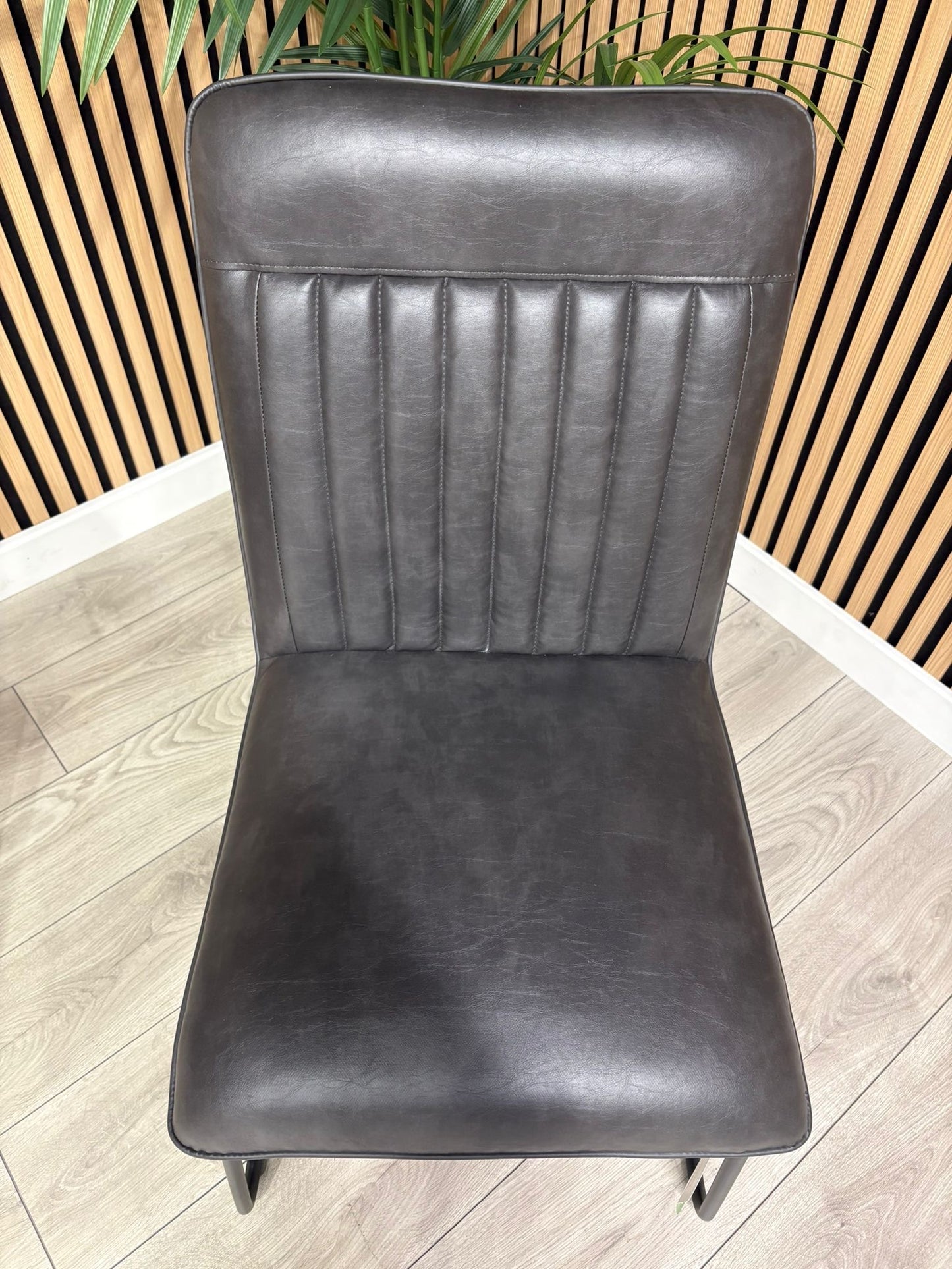 NEXT Sample - New Bronx Leather Dining Chairs