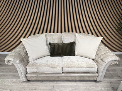 Victoria Fabric 3 Seater Sofa + Wingback Chair Set - RRP £3198