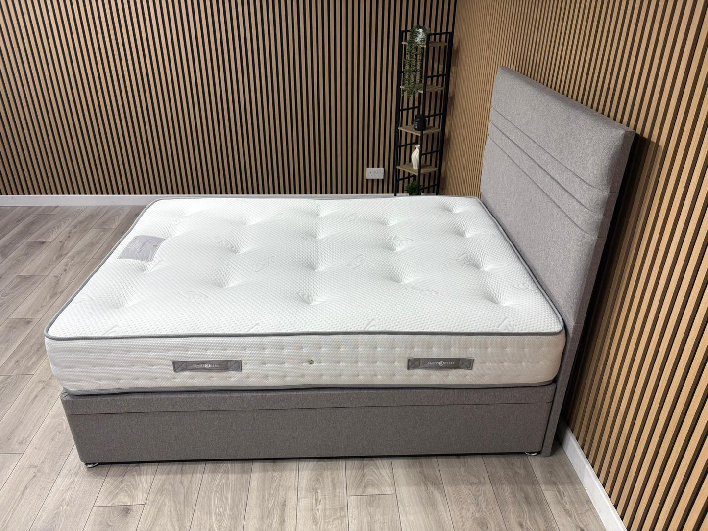 Platinum 1500 Ottoman Divan Bed Set + Headboard. Available in all sizes