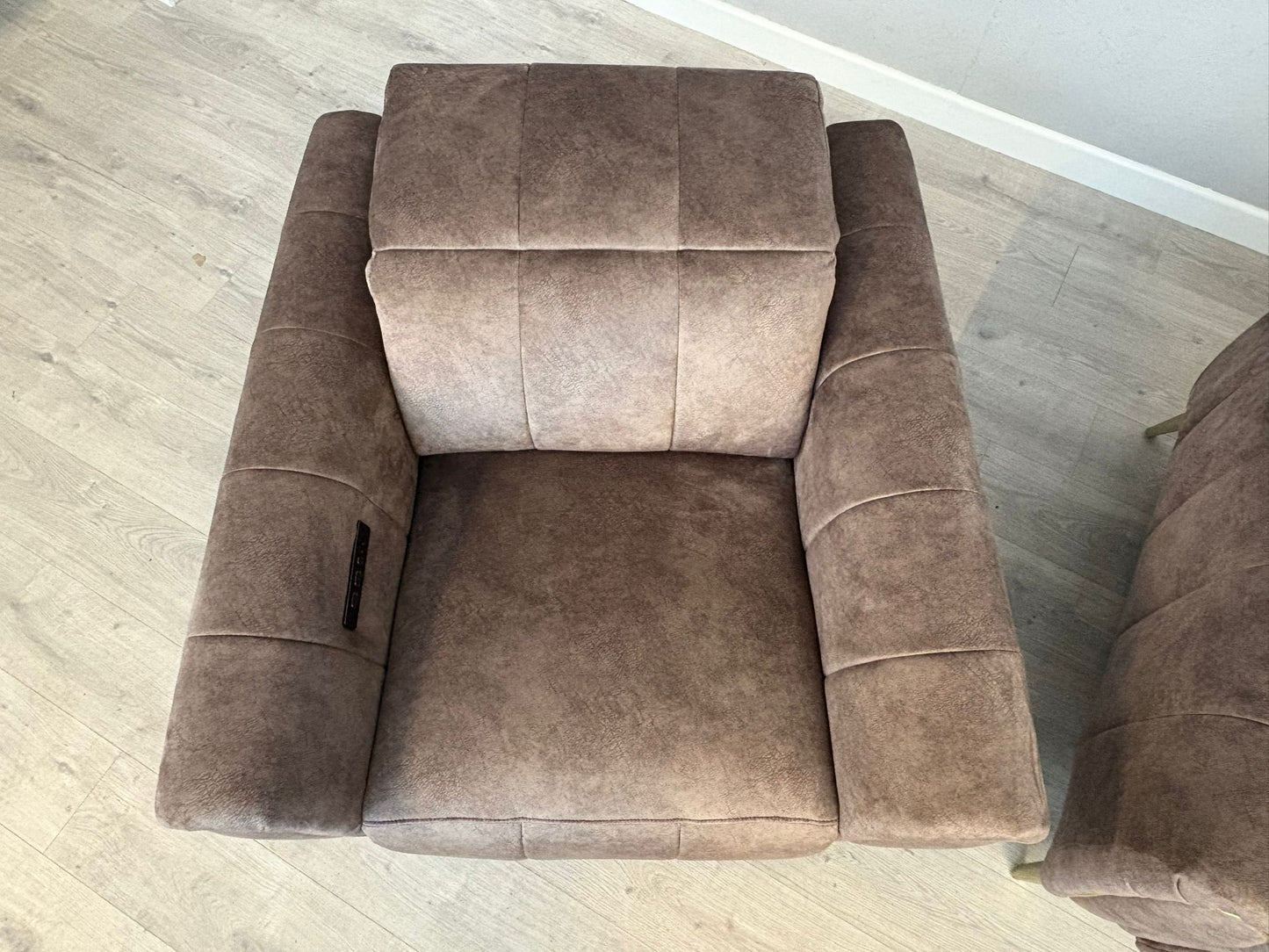 DFS Lidia Left Hand Facing Arm Open End Power Recliner Corner Sofa + Chair, RRP: £2898