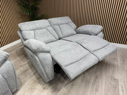 Havana Fabric 3 Seater + 2 Seater Power Recliner Sofa Set - RRP £3698