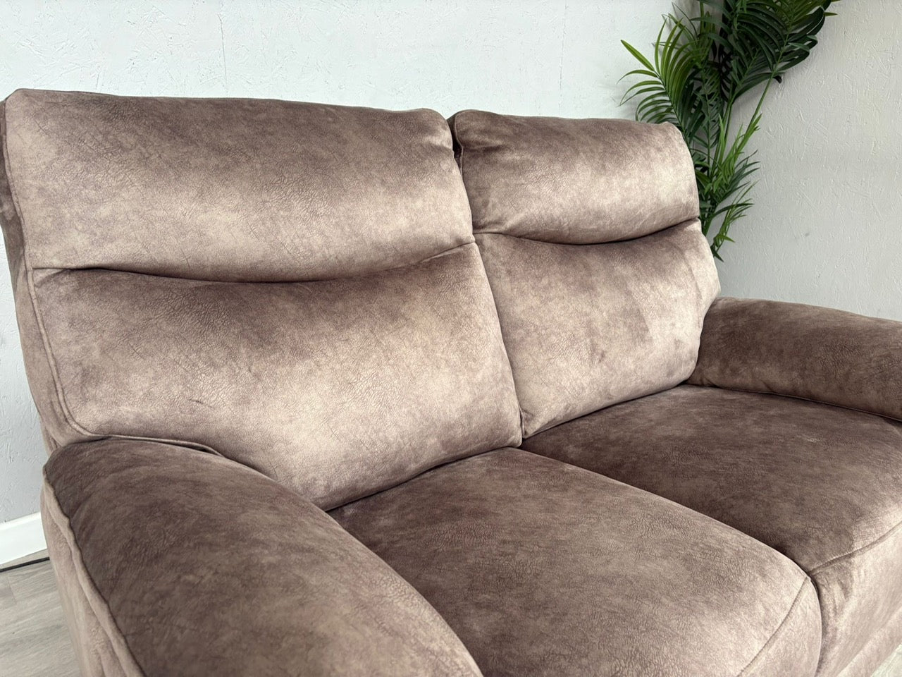 DFS - FAXON Fabric 2 Seater Power Recliner Sofa - RRP £879