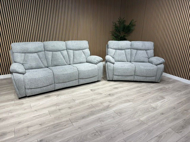 Havana Fabric 3 Seater + 2 Seater Power Recliner Sofa Set - RRP £3698