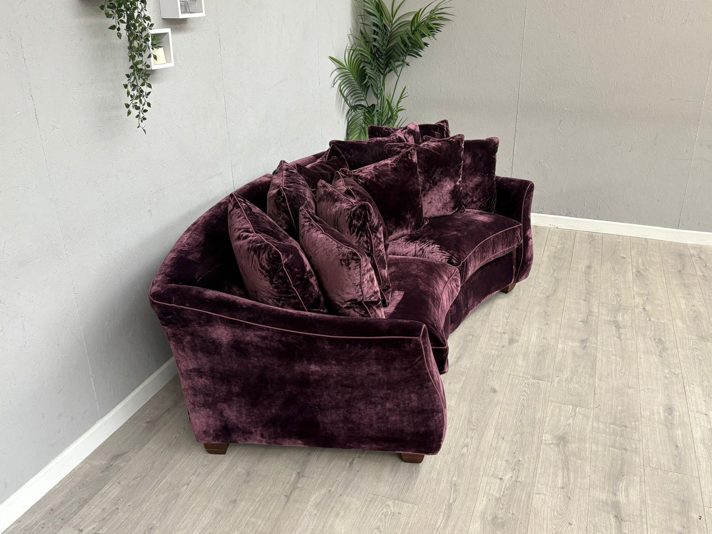 Westbridge Premium Fabric Large Curved Sofa - RRP £2599