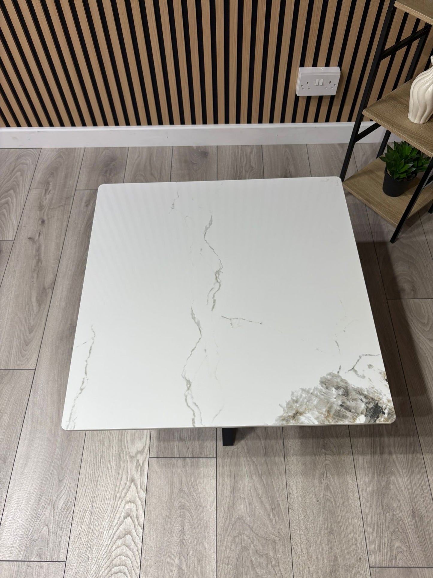 NEXT Sample - Crete Marble Effect End Table, RRP £300