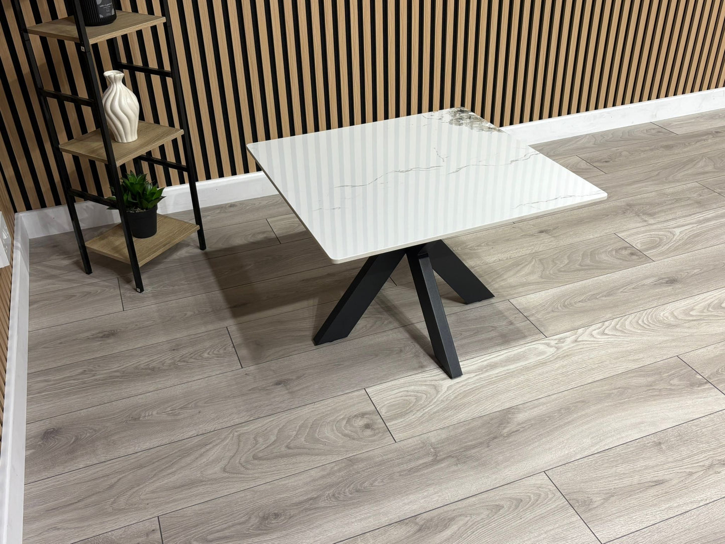 NEXT Sample - Crete Marble Effect End Table, RRP £300