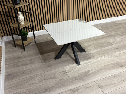 NEXT Sample - Crete Marble Effect End Table, RRP £300