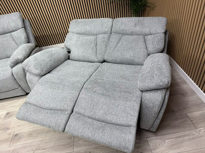 Havana Fabric 3 Seater + 2 Seater Power Recliner Sofa Set - RRP £3698