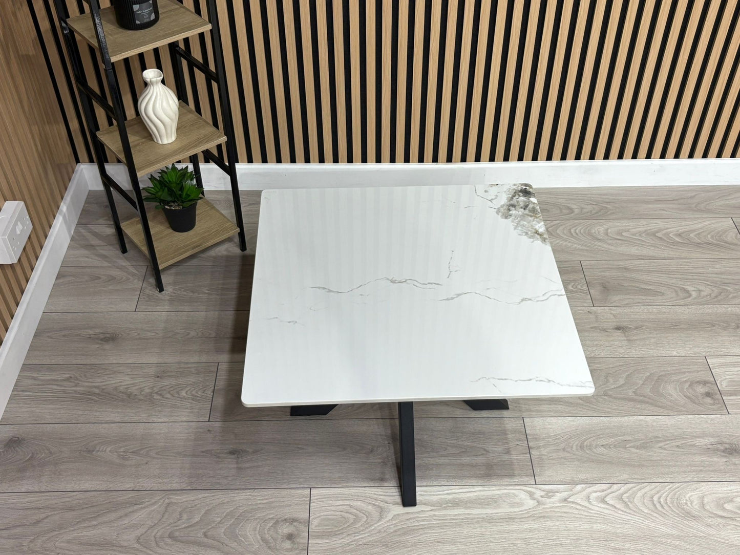 NEXT Sample - Crete Marble Effect End Table, RRP £300