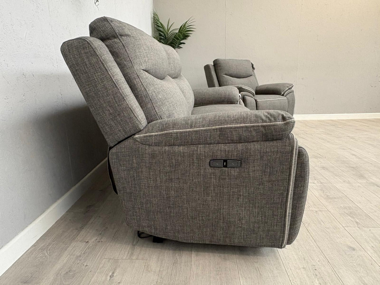 DFS - Trek Power Recliner 3 Seater Sofa + Armchair - RRP £1978