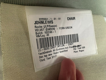 John Lewis - Swoon Roche Armchair Chair, Fern Green - RRP £949