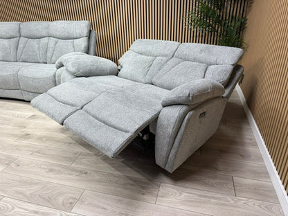 Havana Fabric 3 Seater + 2 Seater Power Recliner Sofa Set - RRP £3698