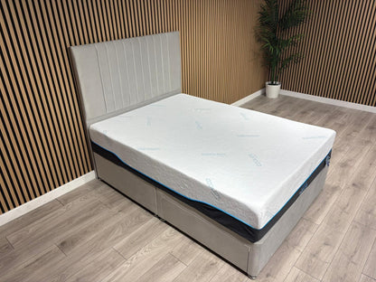 Cool Nature 3000 Pocket Divan Bed Set + Headboard. Available in all sizes