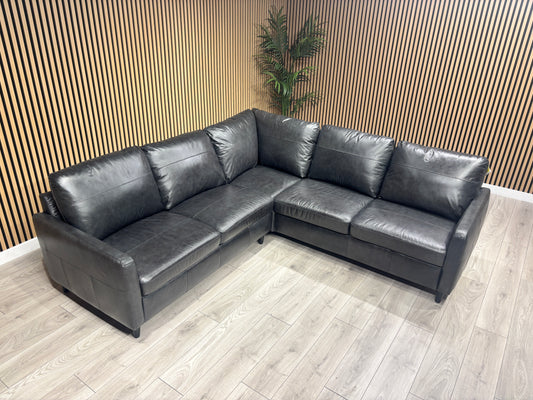 John Lewis BAILEY Style Leather 2 Corner 2 Sofa - RRP £3,679