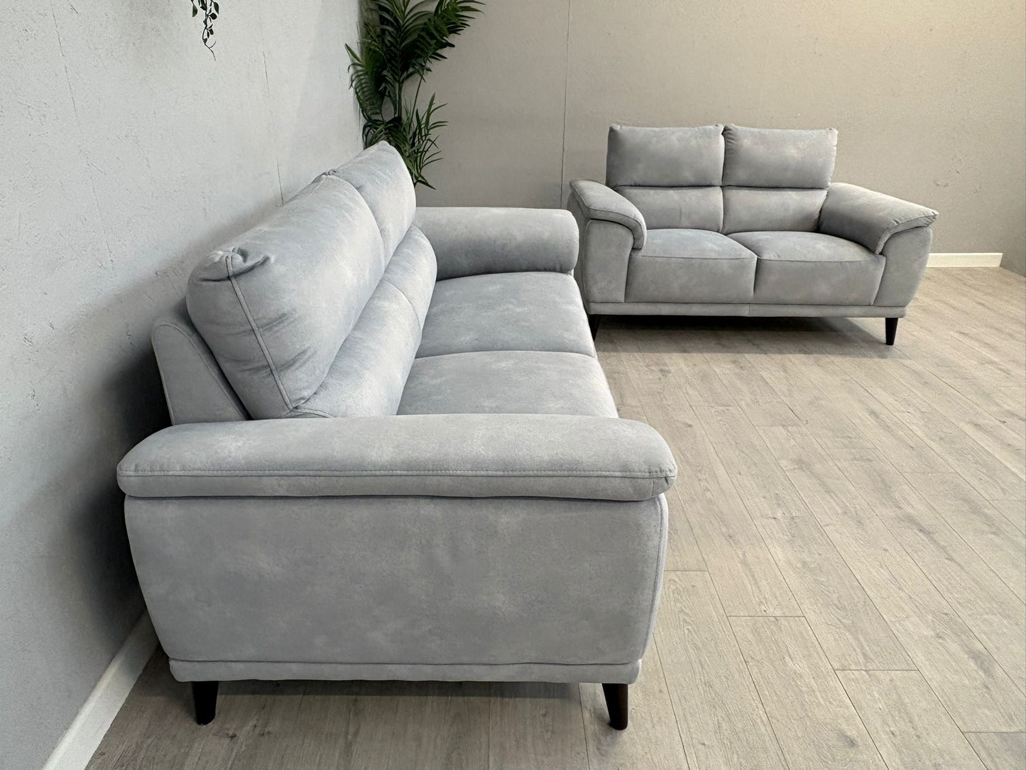 Furniture Village - Morgan 3 Seater + 2 Seater Fabric Sofa Set RRP £2890