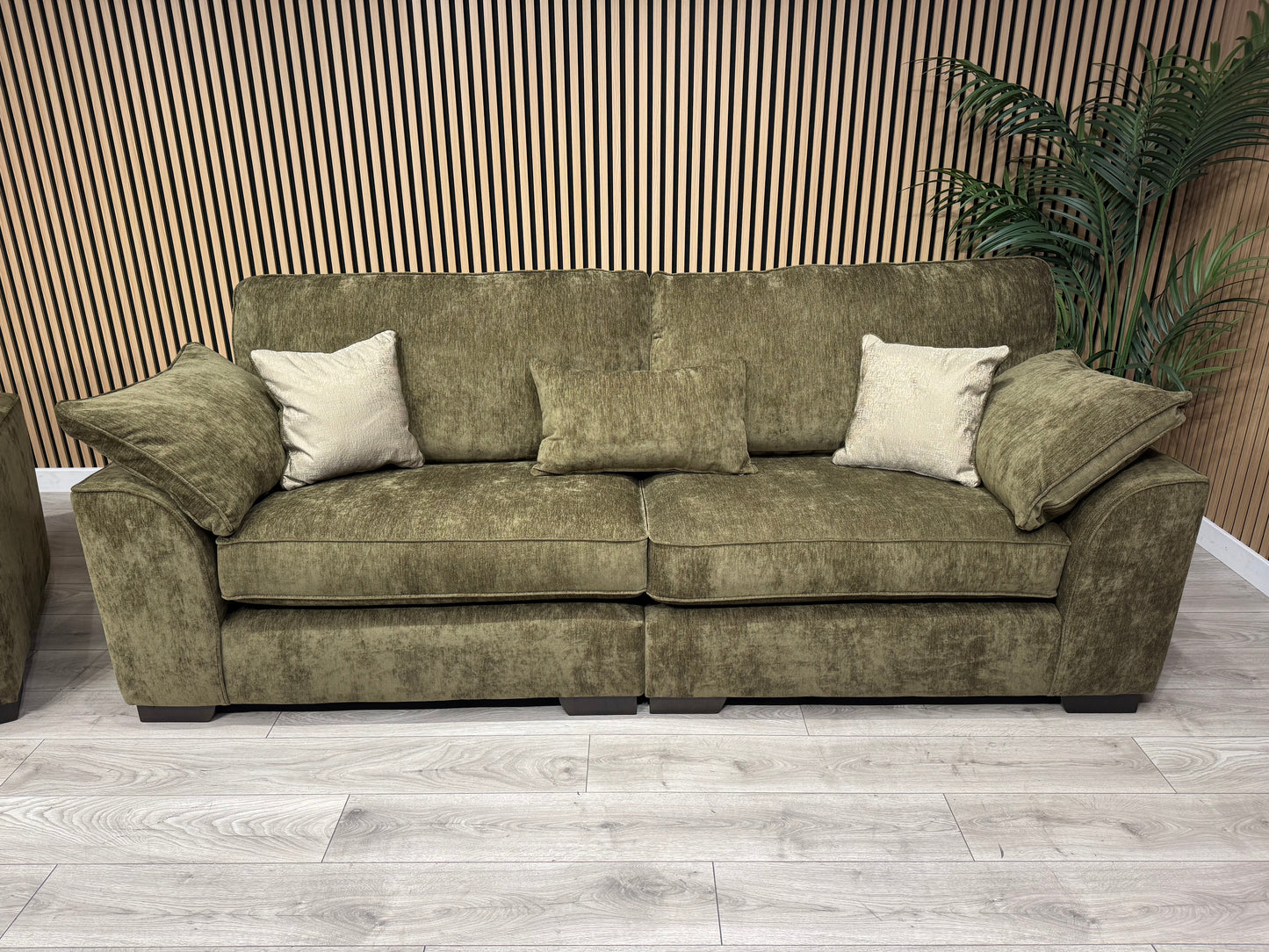 NEXT Stamford Style Fabric 4 Seater Sofa + Love Chair Set - RRP £2550