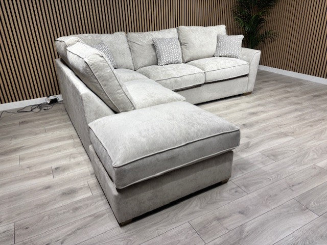 Furniture Village New Legend LHF Fabric Chaise Corner Sofa