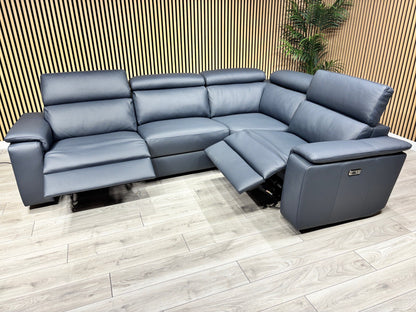 Furniture Village - Nicoletti Davide Small Leather Corner Power Recliner - RRP £4945