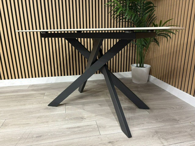 Furniture Village - Lima Marble Effect Dining Table  - RRP £699