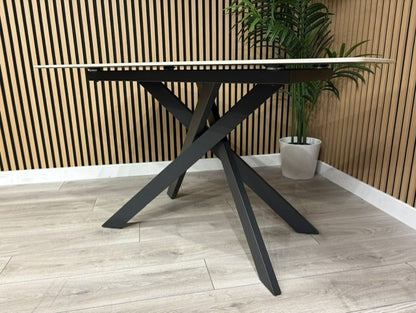 Furniture Village - Lima Marble Effect Dining Table  - RRP £699