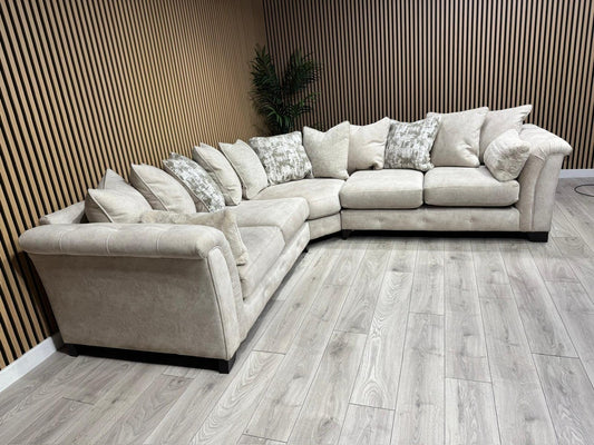 Furniture Village AURA Large Scatter Back Corner Sofa - RRP £3595