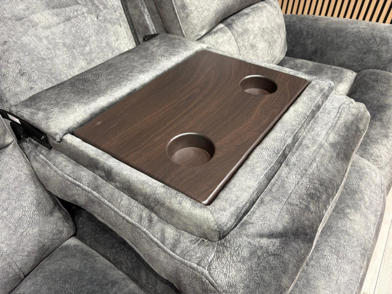 DFS Dylan Fabric 3 Seater + 2 Seater Sofa Set Power Recliners RRP £1878