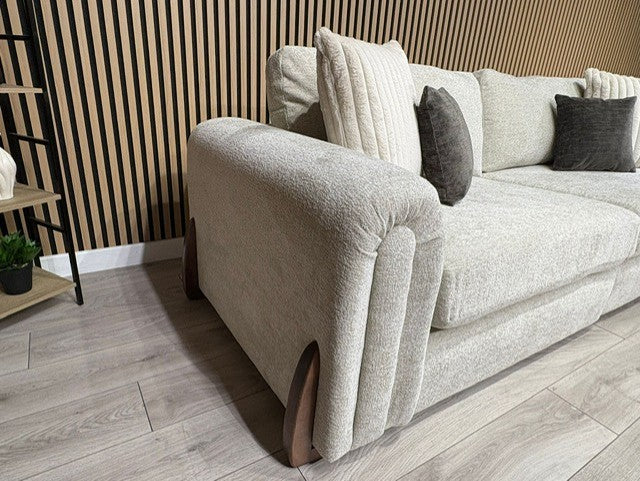 Sofology Marble Arch Fabric 4 Seater Sofa + Love Chair Set, RRP £3098