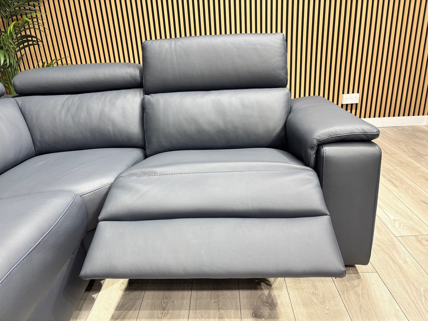 Furniture Village - Nicoletti Davide Small Leather Corner Power Recliner - RRP £4945