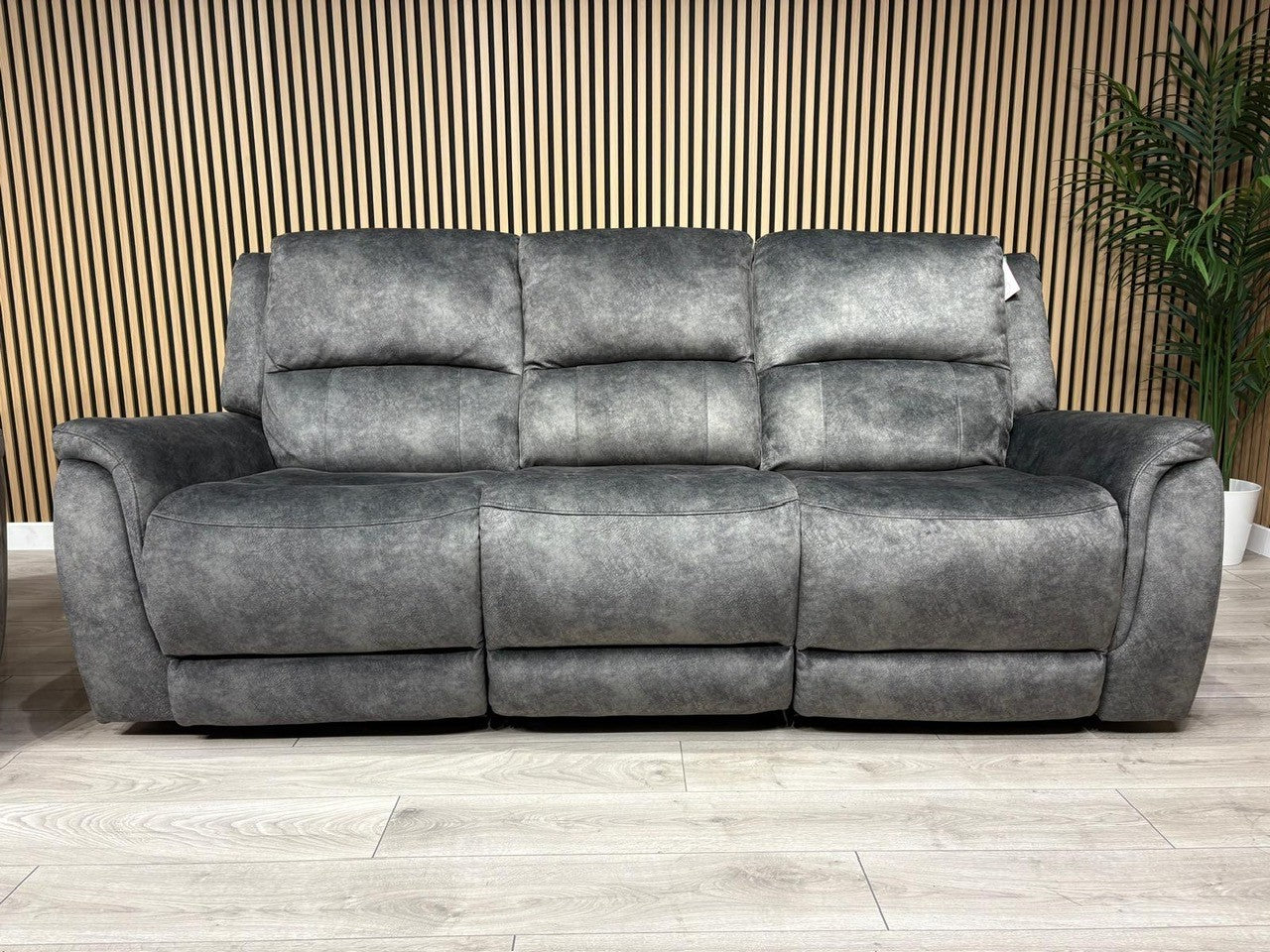 DFS Dylan Fabric 3 Seater + 2 Seater Sofa Set Power Recliners RRP £1878