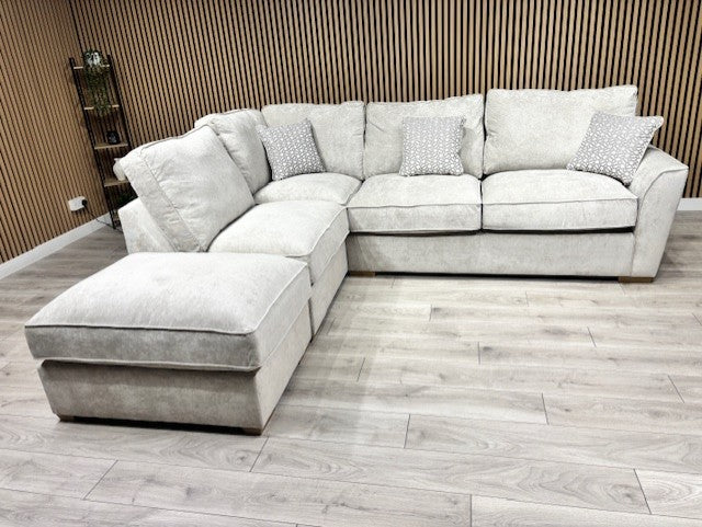 Furniture Village New Legend LHF Fabric Chaise Corner Sofa