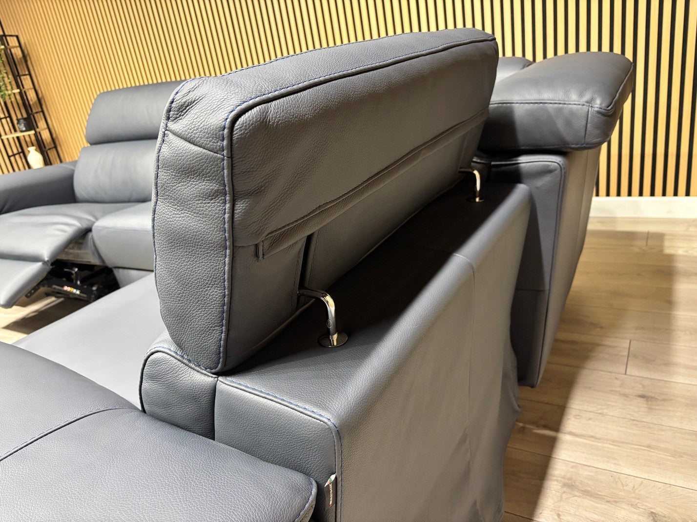 Furniture Village - Nicoletti Davide Small Leather Corner Power Recliner - RRP £4945