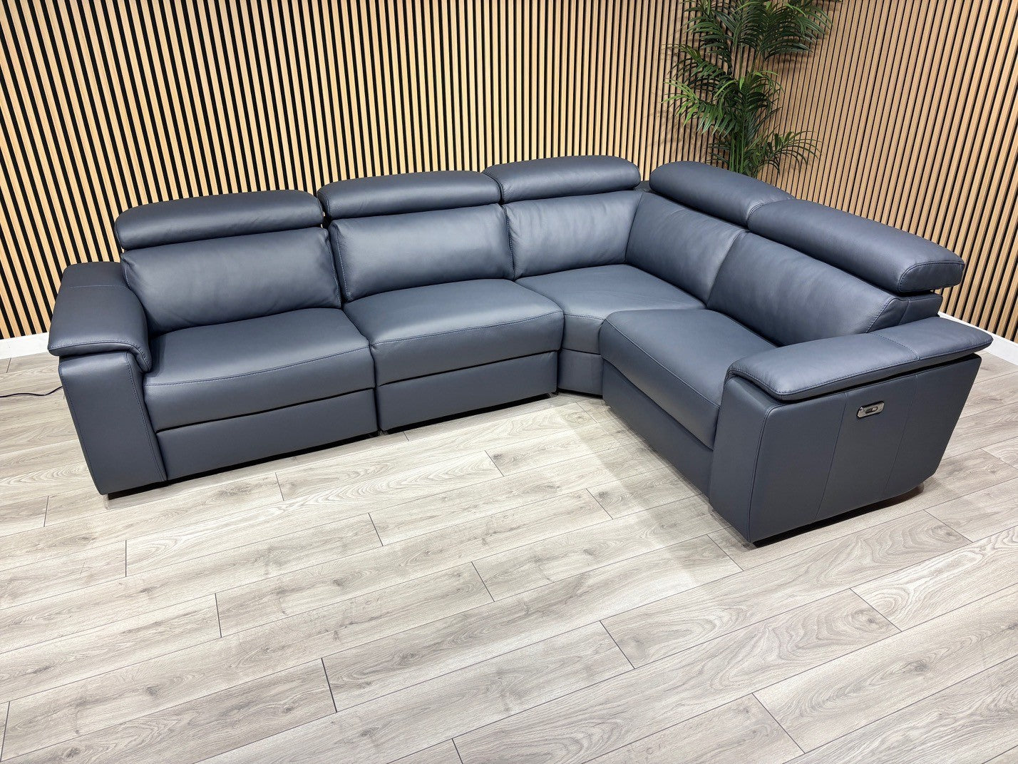 Furniture Village - Nicoletti Davide Small Leather Corner Power Recliner - RRP £4945