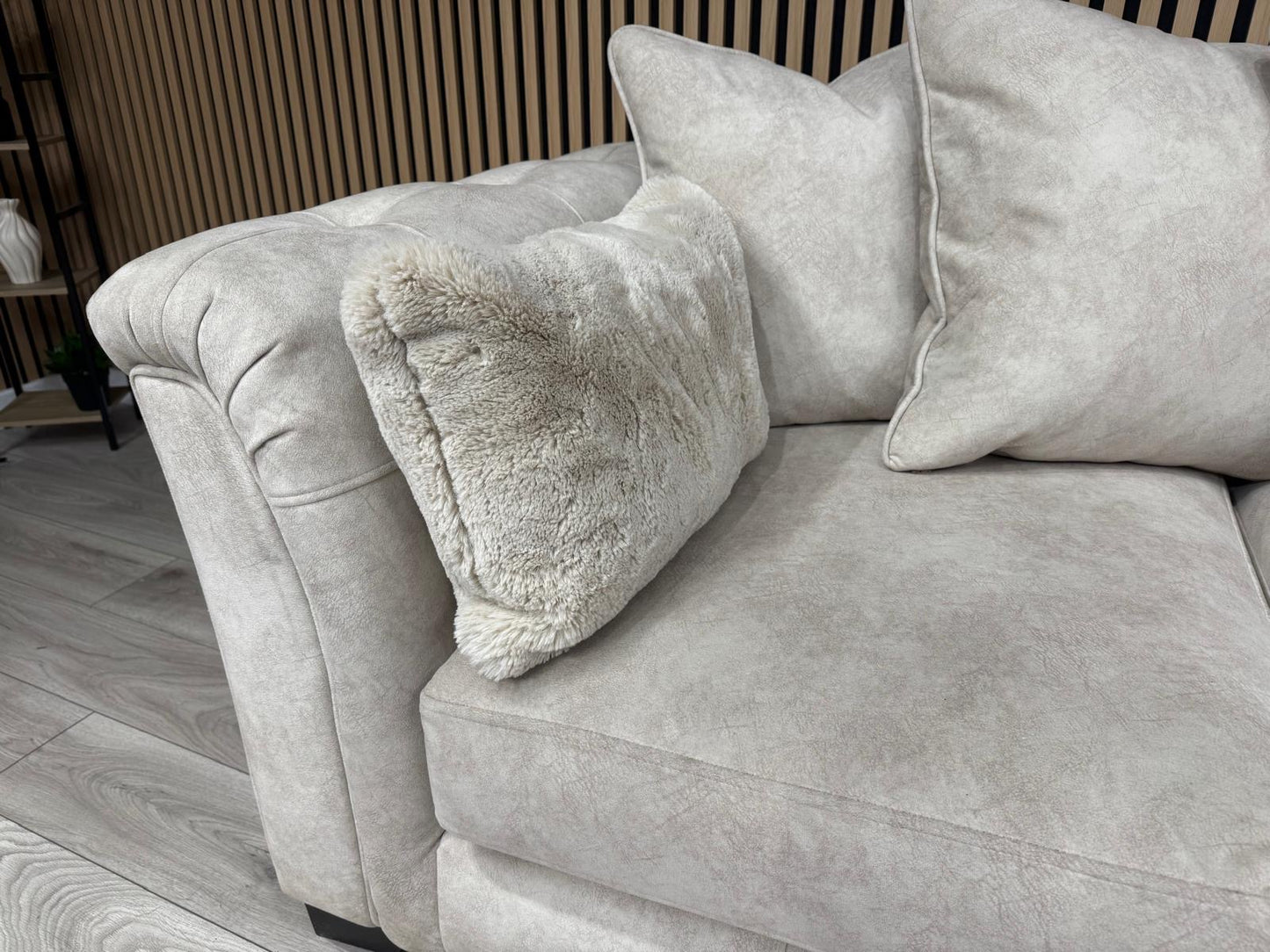 Furniture Village AURA Large Scatter Back Corner Sofa - RRP £3595