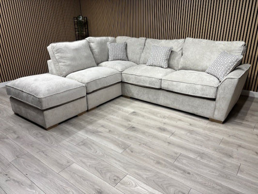 Furniture Village New Legend LHF Fabric Chaise Corner Sofa