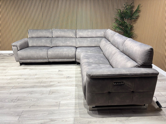 Furniture Village MOET Fabric 2 Corner 2 Sofa Power Recliners - RRP £3595
