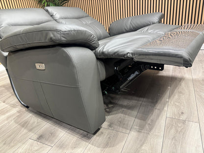 SOPHIA Leather 2 Seater Power Reclining Sofa RRP £1799